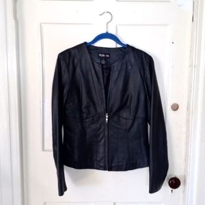 Dressy leather jacket